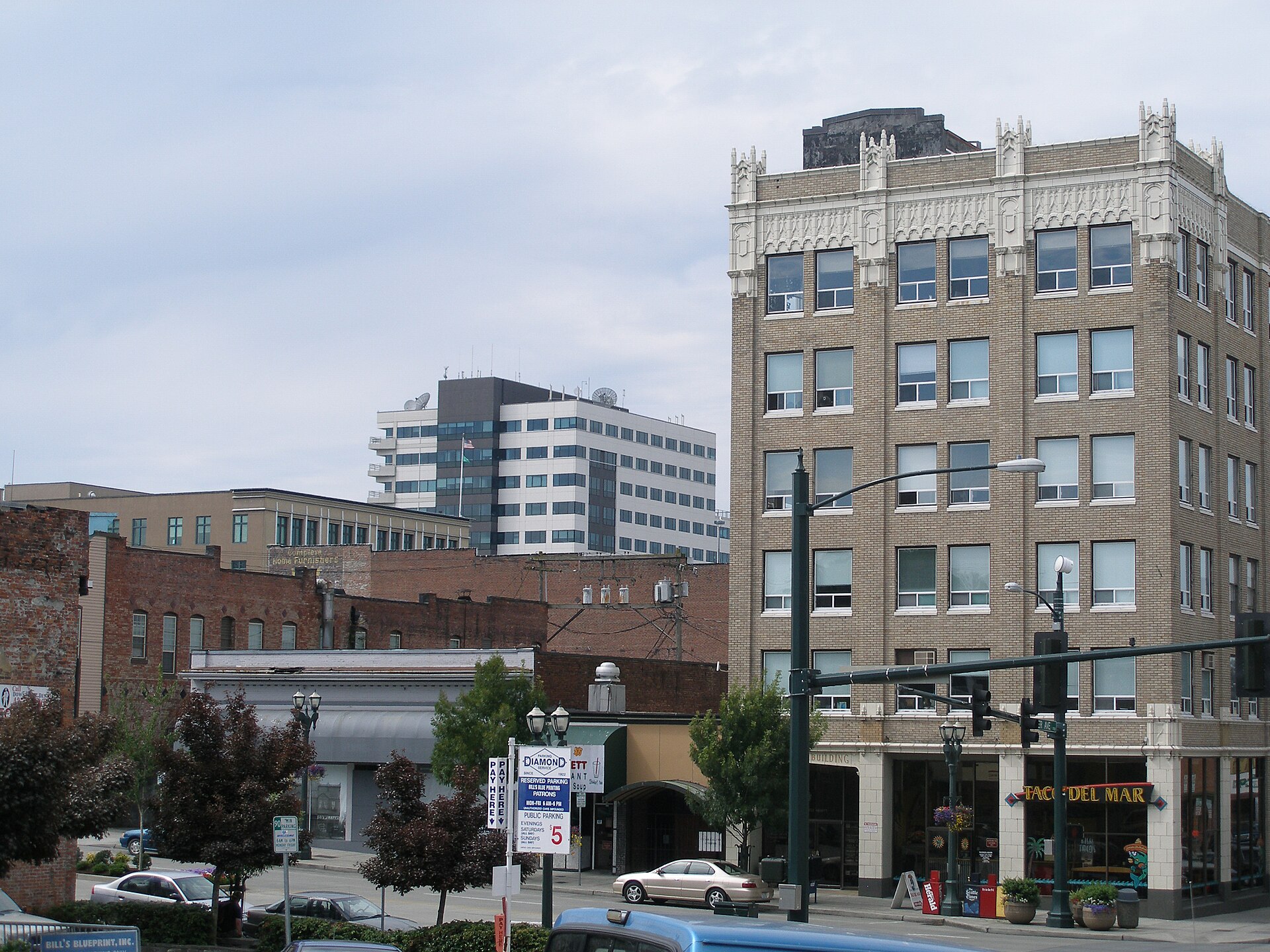 Downtown Everett, Washington — location of the Kevin Lewis case.