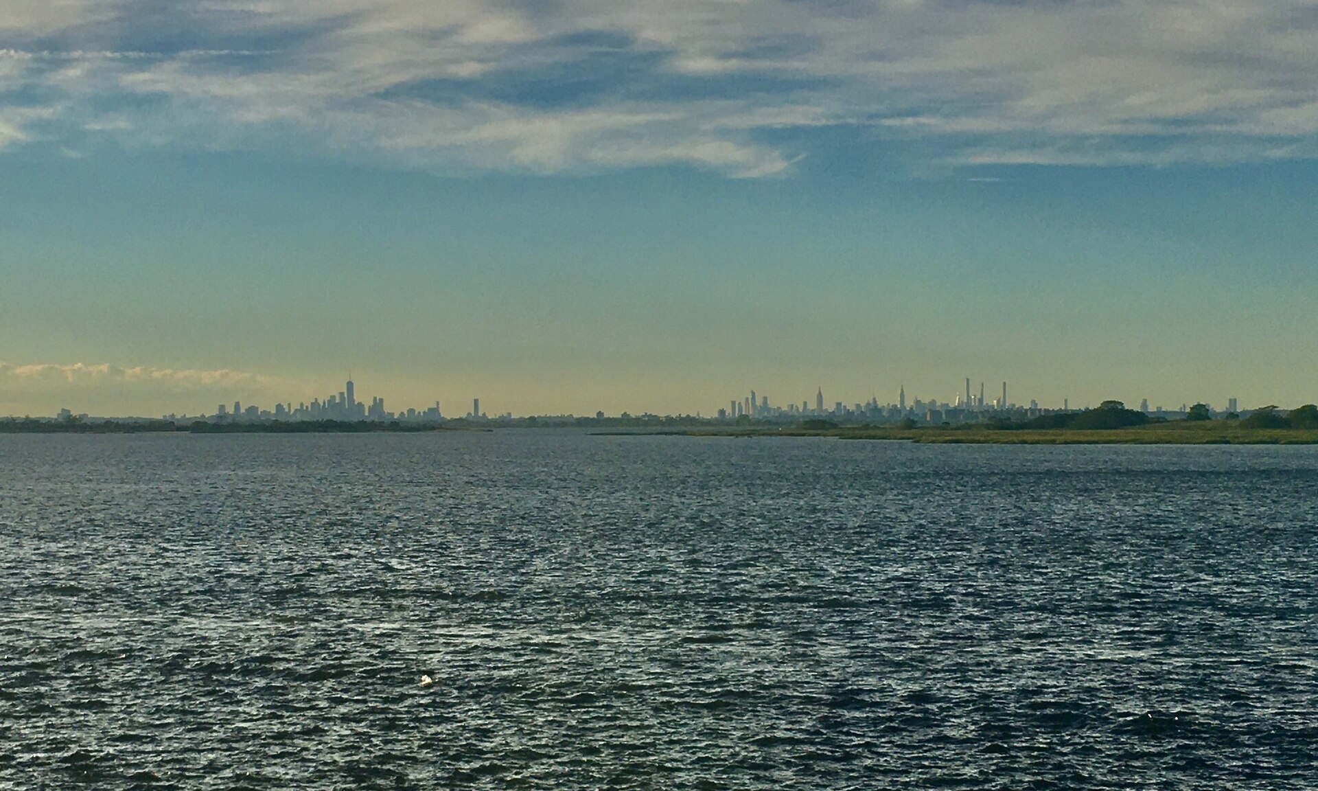 Manhattan skyline from Queens.